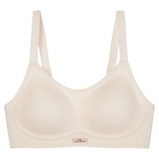 爱美丽夹心软支撑3代浮雕蕾丝大胸承托内衣女秋冬新款肌理感文胸