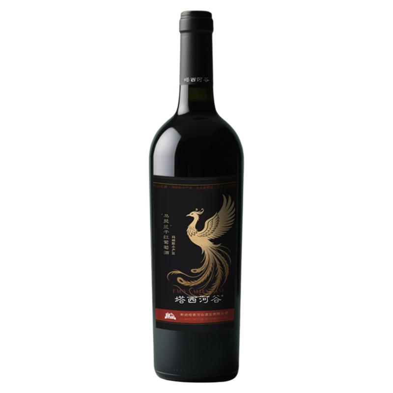 塔西河谷·凤凰·新疆玛纳斯红酒陈酿马瑟兰干红葡萄酒国产红酒