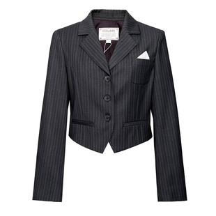 D-HARRY/迪哈利2026春季新款学院条纹上衣西装外套DH261A91119B