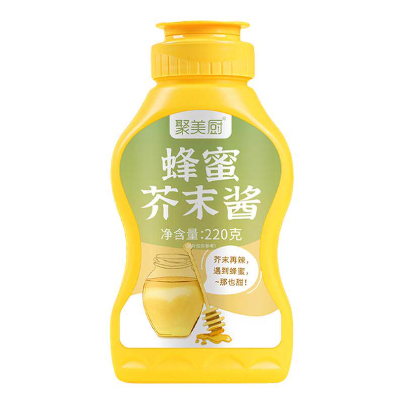 聚美厨蜂蜜芥末酱220g韩式香浓酱