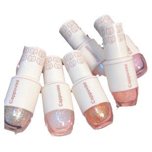 纯欲感仙女泪钻闪液体眼影一滴泪亮晶晶闪粉珠光卧蚕眼角高光提亮