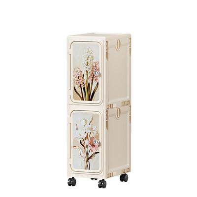 法式复古风多层夹缝收纳柜