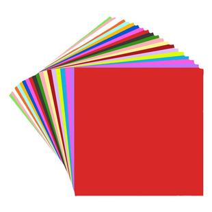 正方形折纸幼儿园彩色手工纸学生材料儿童折飞机长方形A4大号叠纸10*10千纸鹤折纸专用纸15x15双面彩纸贺卡