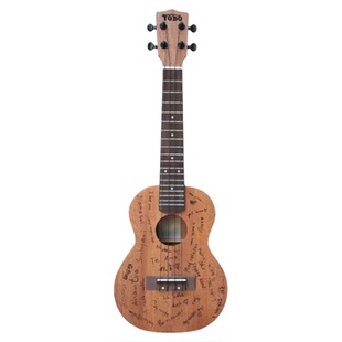 TODO趣弹尤克里里爱love桃花芯相思木单板女生初学者儿童入门礼物