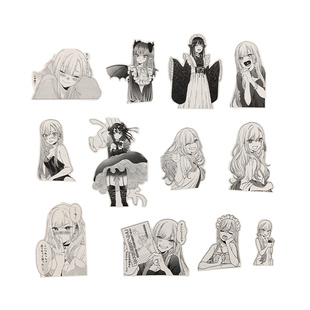 更衣人偶坠入爱河贴纸动漫周边喜多川海梦创意装饰卡贴画手账防水