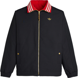 Adidas/阿迪达斯正品三叶草男士潮流新年款保暖双面棉服KT0639