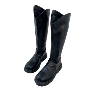 隐形增高不过膝长靴【33码闺蜜都说好看】厚底骑士靴高筒瘦瘦靴女