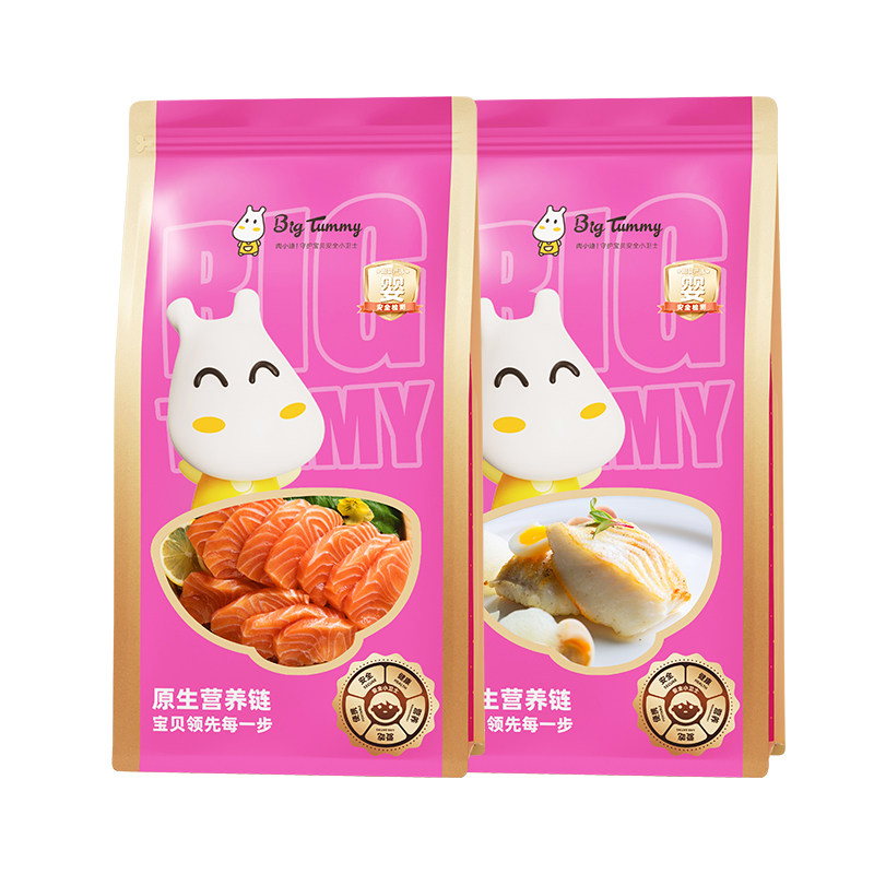 Bigtummy真鳕鱼三文鱼辅食组合装