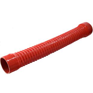 汽车空滤器进气管变径连接管空气增压机连接管黑软硅胶发动机 400