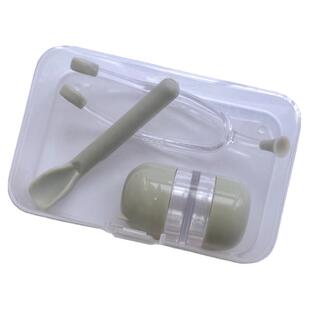 可爱佩戴器近视隐形眼镜盒子女透明竖式连体美瞳盒男工具摘取吸棒