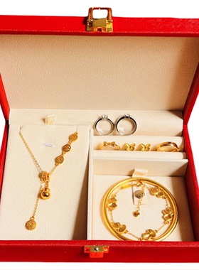 结婚首饰专用仿真三金饰品摆台