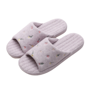 家丽芙家用秋冬新款棉拖鞋女家居厚底防滑保暖透气轻奢可爱居家鞋