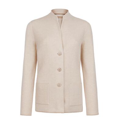 FALCONERI女士简约商务休闲立领针织外套DCL499C