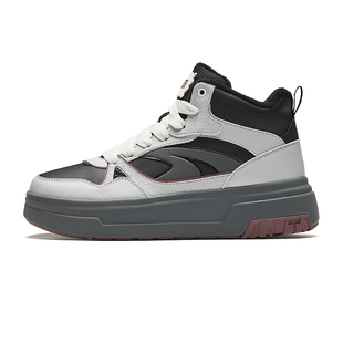 安踏松饼2丨加绒高帮板鞋女冬季加厚棉鞋休闲百搭厚底增高运动鞋