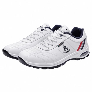 正品奈客保罗男鞋真皮运动鞋气垫跑步鞋男士潮流鞋春夏男款休闲鞋