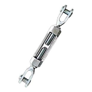 国标船用花篮螺丝拉紧器OU螺旋扣美式开体花兰螺栓UU收紧器钢丝绳