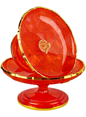 贡品盘摆盘果盘供盘佛前观音菩萨