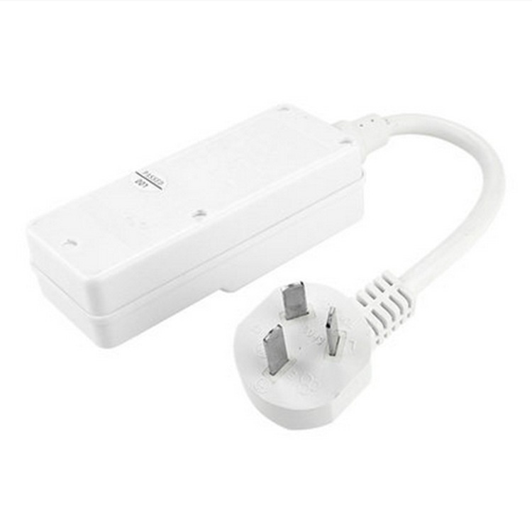 漏电保护转换长脖子插头带多功能线10A式20cm插座家用便捷防触电