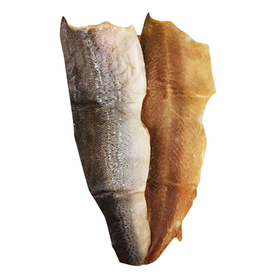 冻干三文鱼皮整张鱼皮保留鱼油
