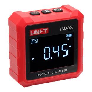优利德LM320C激光倾角仪高精度测角仪磁性角度尺数显坡度水平尺
