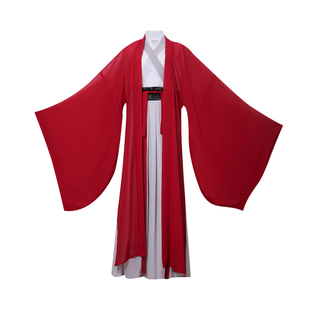 女侠客醉红颜魏晋制南北朝汉服古装复古中国风红色侠女古风女款