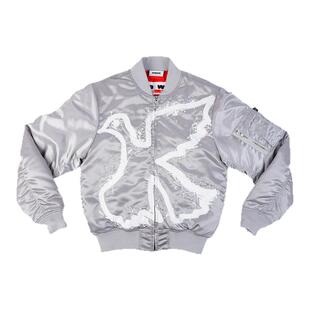 Vinkid(云梯)和平鸽MA1夹克棉服 美式潮流小众嘻哈国潮情侣外套