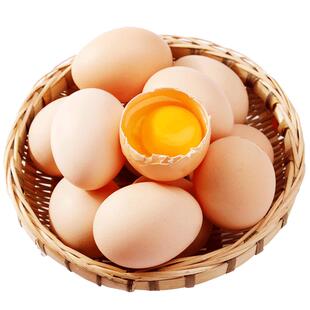 依禾农庄土鸡蛋农家散养新鲜40g*15枚孕妇月子笨鸡蛋现捡40枚A