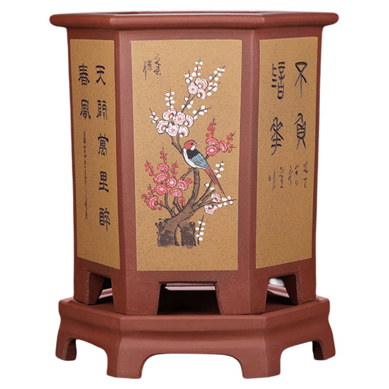 大号紫砂兰花盆仿古君子兰盆景盆
