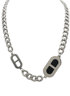 钛钢不掉色欧美新款夸张粗链条