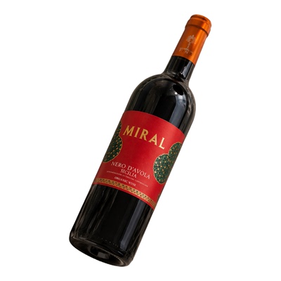 西西里 黑珍珠有机干红丨意大利Nero D'avola Organic  DOC葡萄酒