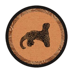 中古风圆形玻璃花瓶垫子硅藻泥吸水桌面花盆垫布沥水餐垫水壶杯垫