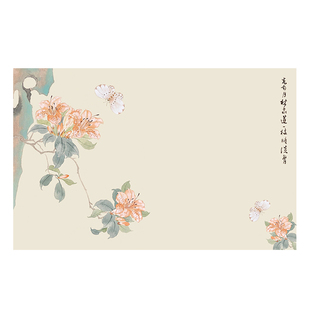 【2件9折】创意国潮加厚毛毡书画垫桌垫练字毛笔字画毡彩绘小清新毛毡文房笔墨纸砚书法用品初学者练字专用