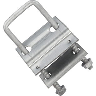 光伏支架配件大全方管专用卡扣U型压板阳光房配件光伏压板压块卡