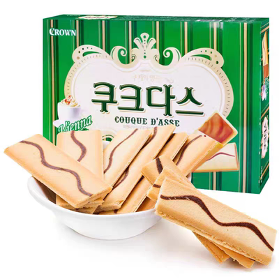克丽安蛋卷咖啡夹心饼干77g