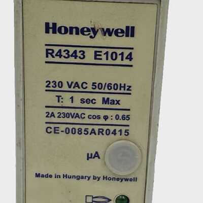 R4343-E1014 Honeywell RELAY FLAME DETECTOR 230 VAC 50/60 HZ