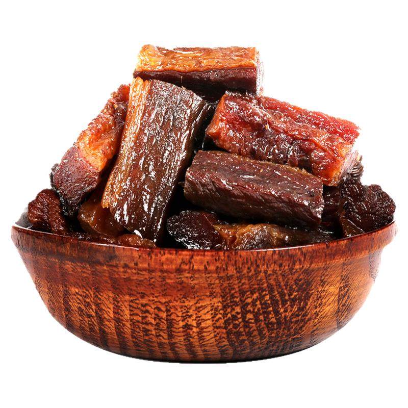 内蒙特产钱毅牛肉干20年品质烧烤肥瘦牛肉干手撕零食牛肉风干肥牛