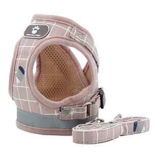 猫咪牵引绳猫绳防挣脱猫绳子背心式溜猫绳子猫咪外出专用遛猫绳子