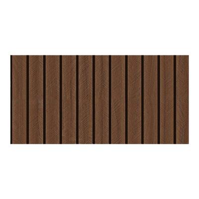 电视背景墙2024新款墙纸自粘仿木纹墙壁贴纸立体格栅墙贴墙面装饰