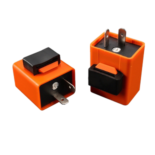 有声带蜂鸣提醒转向灯闪光器适用UU UY125踏板车可调速爆闪继电器