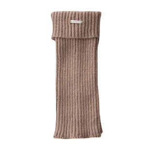 OYDOYC 秋冬季加厚保暖袜套女款毛线日系时尚百搭长袜中筒堆堆袜