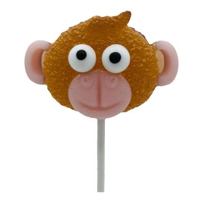 CANDY KEY手工高萌动物造型小猴子棒棒糖儿童小朋友礼物