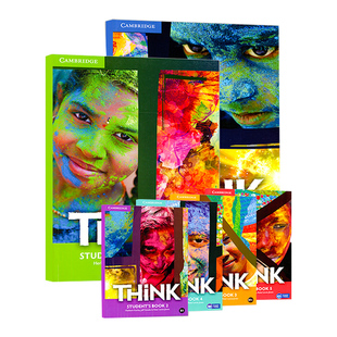 原版新版进口剑桥国际初中高中英语教材 Cambridge Think Starter 1 2 3 4 5级别think教材第一版 第二版KET/PET考级教辅配套书籍