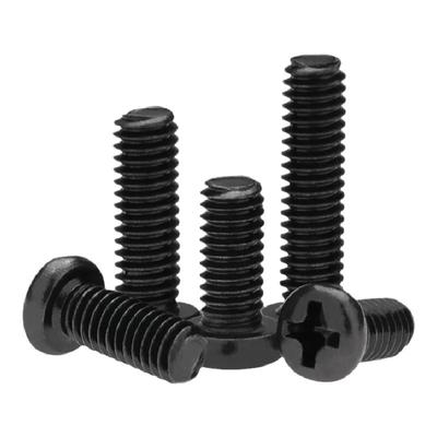 碳钢黑色十字槽圆头螺丝钉