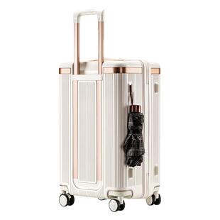 袋鼠子母行李箱2025新款女士高颜值双层防爆拉链拉杆密码旅行皮箱