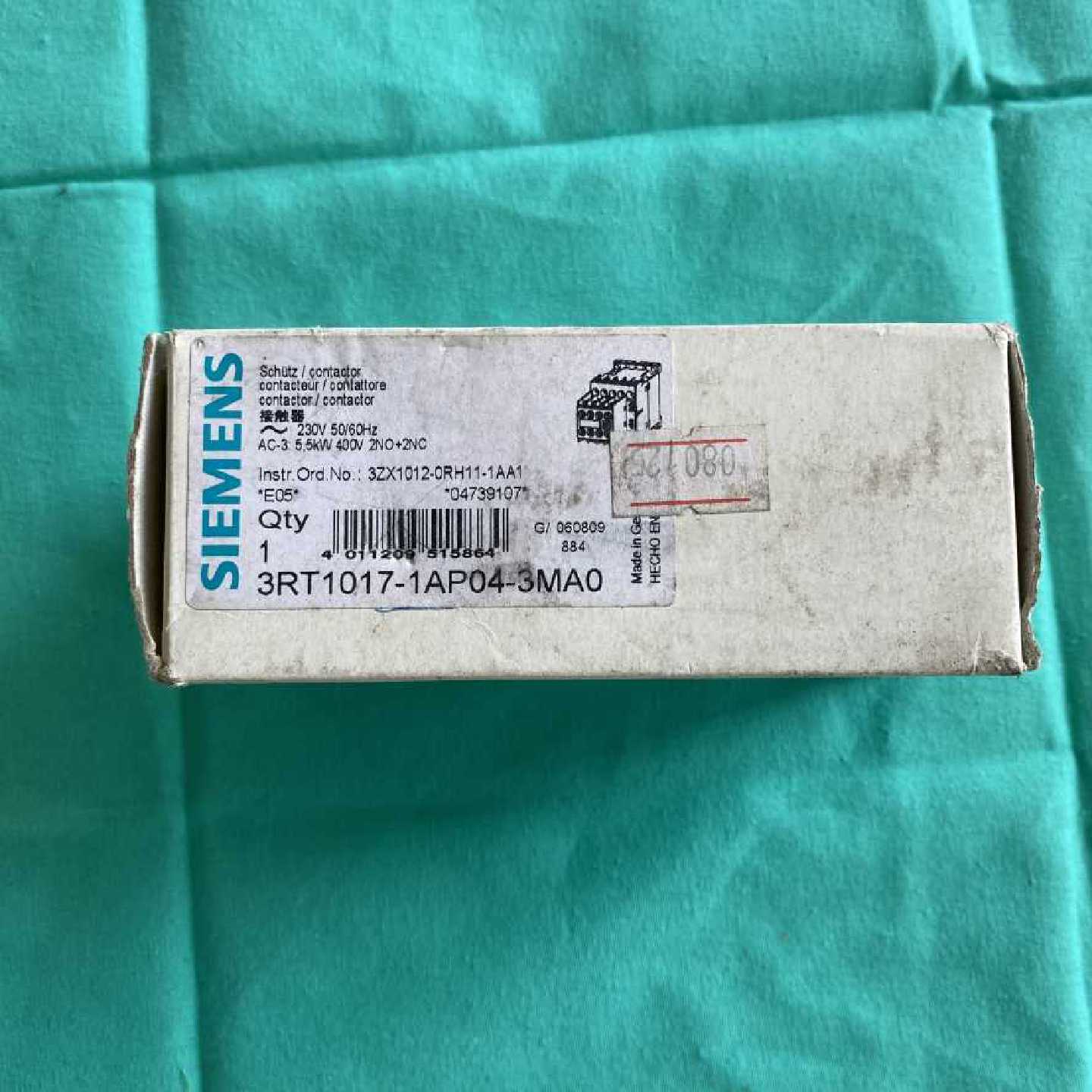 议价西门子交流接触器3RT1017-1AP04-3MA0软启动器热继电器断路器