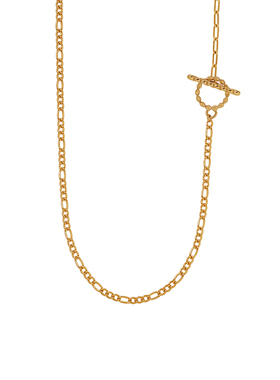 OT扣裸链不对称古巴链毛衣链男女