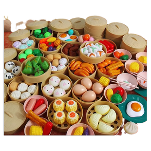 儿童过家家厨房套装水果蔬切切乐仿真鸡蛋食物儿童玩具3一6岁女孩