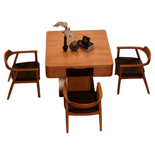 培迪实木升降茶几麻将桌家用餐桌两用一体棋牌桌全自动茶台麻将机