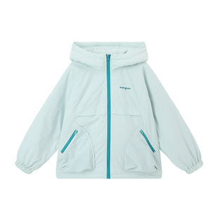 布丁哈鲁童装冬装女童户外上衣2026秋冬新款儿童洋气夹棉外套