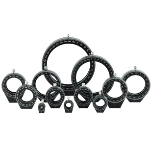 旋转偏振镜片安装座光学波片元件固定架偏光片卡盘带刻度可锁紧